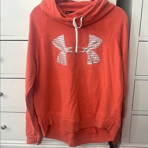 Under Armour Orange Cowl Neck hoodie